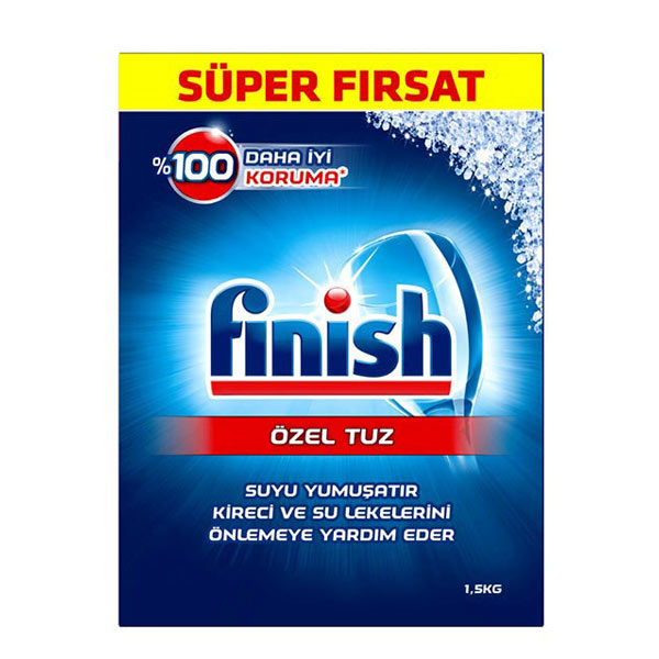 نمک ظرفشویی فینیش مدل ozel tuz وزن 1.5 کیلو