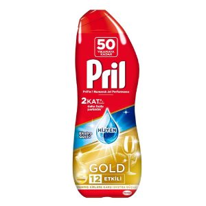 ژل ماشین ظرفشویی پریل گلد 50 بار مصرف حجم 900 میلی