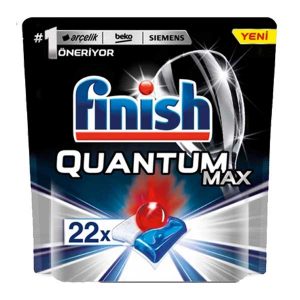 قرص ماشین ظرفشویی فینیش کوانتوم مکس بسته 22 عددی