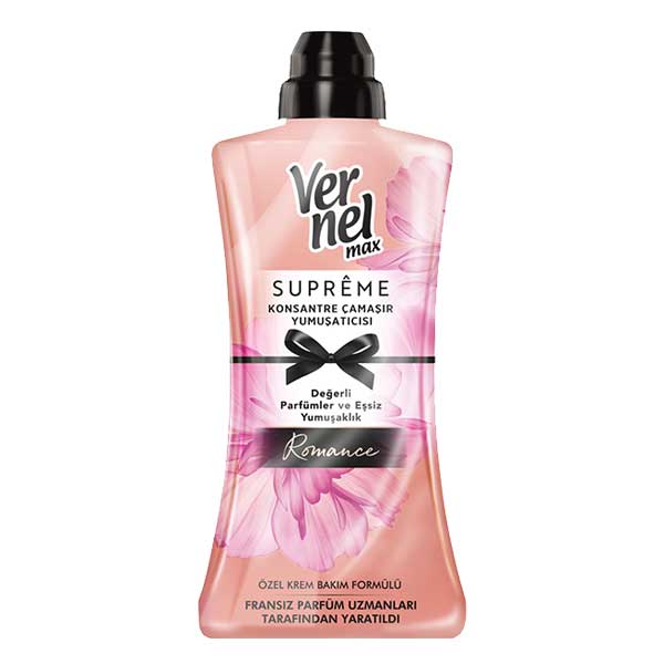 نرم کننده لباس ورنل مدل رومانس حجم 1200 میلی