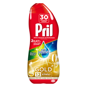 ژل ماشین ظرفشویی پریل گلد 30 بار مصرف حجم 540 میلی