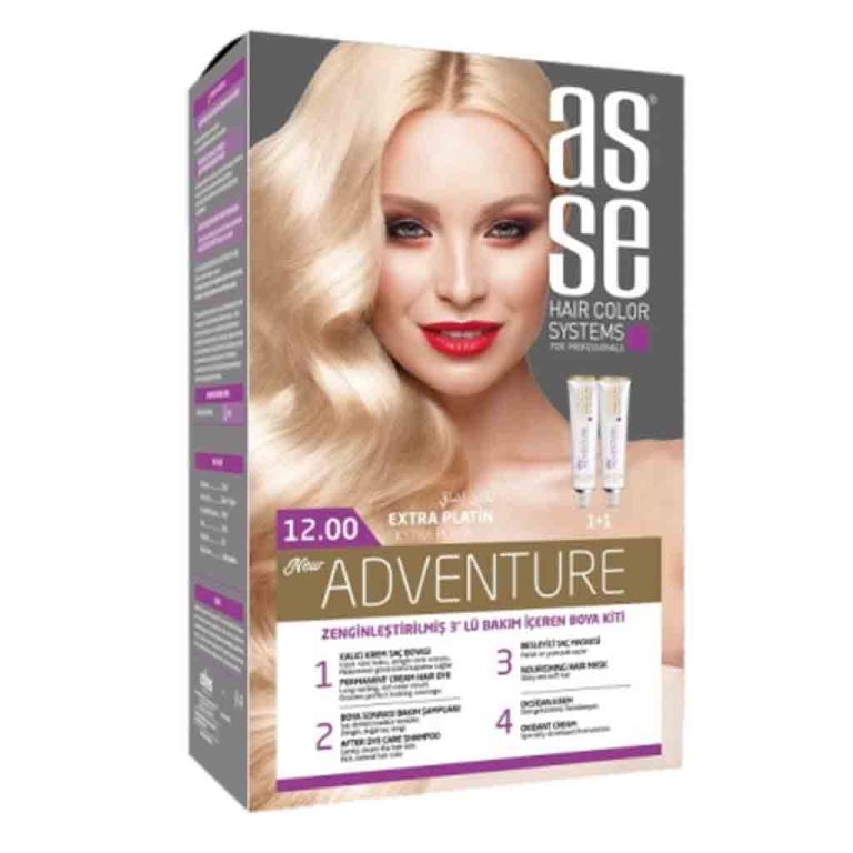 رنگ موی زنانه بدون آمونیاک آسه شماره12.00 100میل