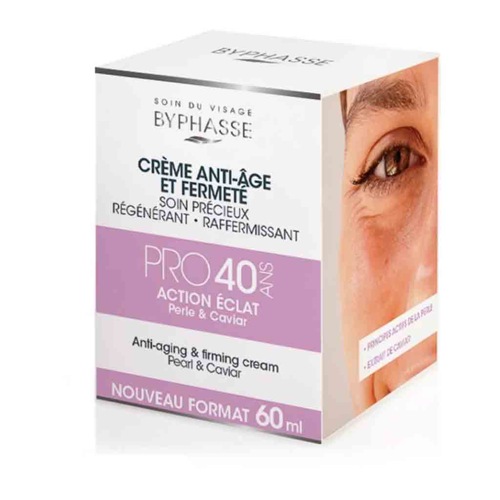 کرم اسپانیایی ضدچروک و سفت کننده صورت بایفاس چهل سال به بالا 60 میل